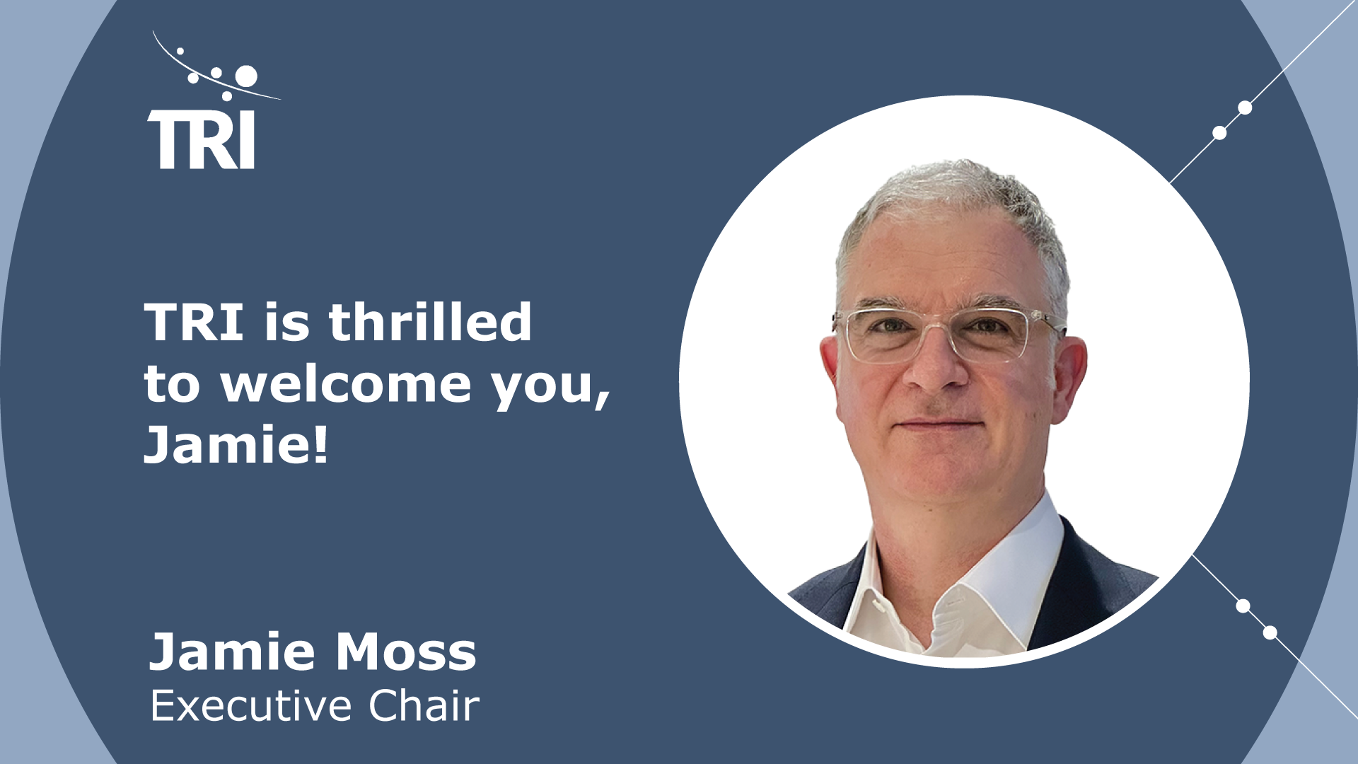 New-Starter-Jamie-Moss Executive Chair of TRI
