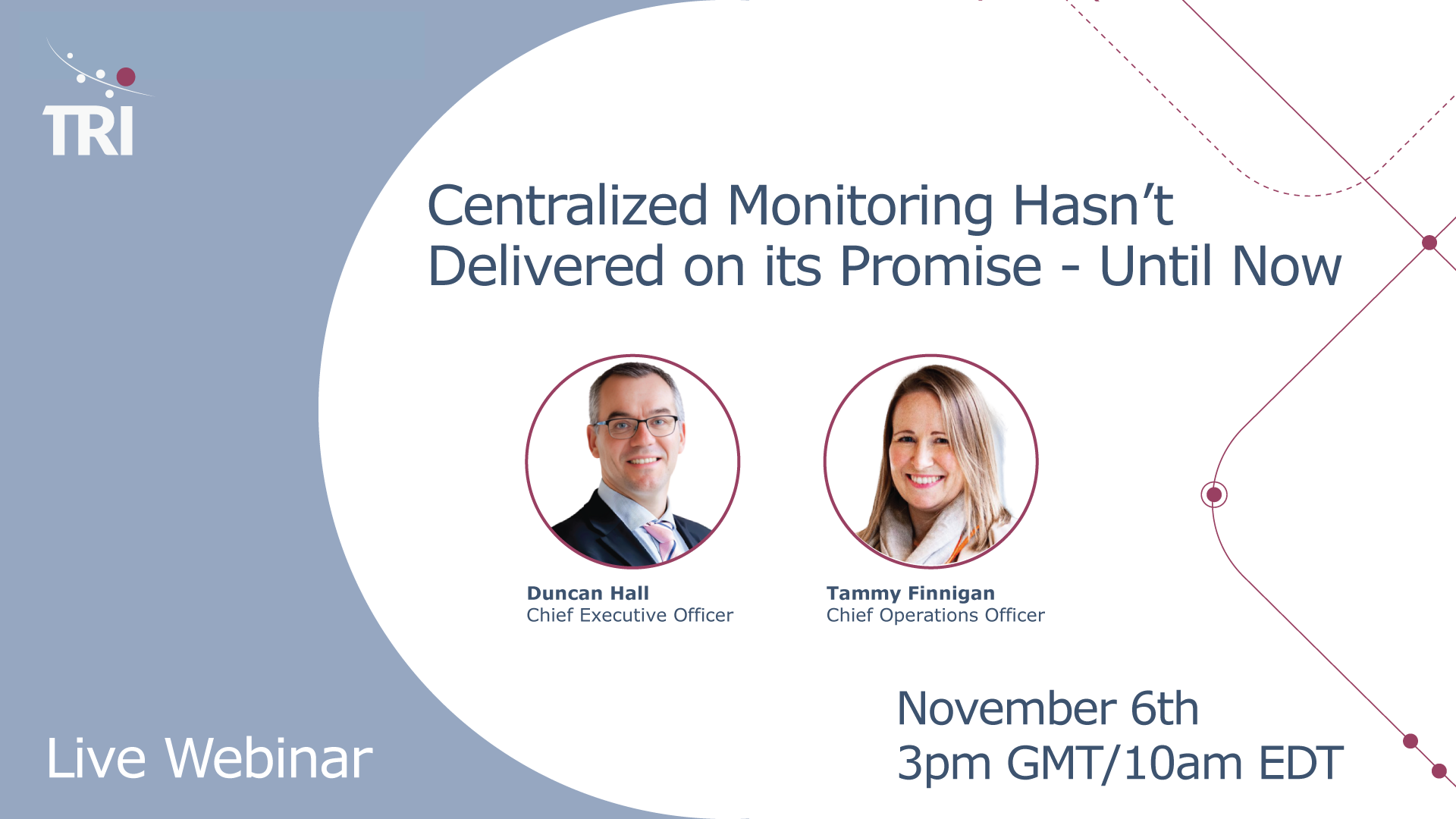 Image of Duncan and Tammy with webinar date, 06 November